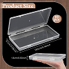 Plastic Bead Containers with Hinged Lid CON-WH0133-006-2