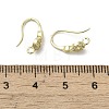 Brass Micro Pave Cubic Zirconia Earring Hooks KK-C048-14H-G-3