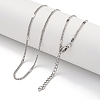 Non-Tarnish 304 Stainless Steel Curb Chain Necklaces NJEW-R266-03P-2