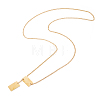 304 Stainless Steel Lariat Necklaces STAS-OY015-61G-1