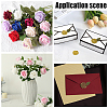 100Pcs Cloth Artificial Leaves AJEW-CY0002-81-5