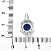 Brass Micro Pave Cubic Zirconia Pendants KK-Q047-01F-3