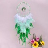 Woven Net/Web with Feather Pendant Decoration PW-WGD01AE-01-1
