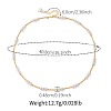 Natural Freshwater Pearl Potato Beaded Brass Tube Link Necklaces for Women TP7024-2-2