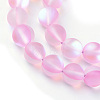 Synthetic Moonstone Beads Strands X-G-R375-6mm-A12-1
