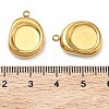 304 Stainless Steel Pendant Cabochon Settings STAS-C167-07C-G-3