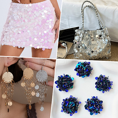 2880Pcs PVC Sequin Pendants KY-CY0001-16A-1