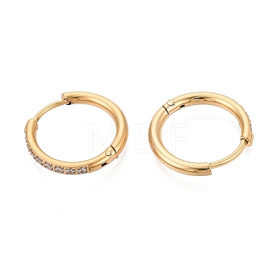 304 Stainless Steel Hoop Earrings STAS-Q113-13G-01-1