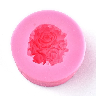 Valentine's Day 3D Rose Food Grade Silicone Cameo Molds DIY-L020-49B-1