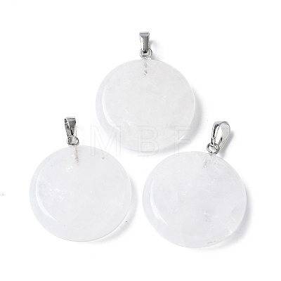 Natural Quartz Crystal Pendants G-A259-04P-06-1