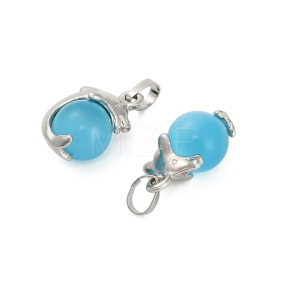 Cat Eye Ball Pendants CE-NH0001-01P-02-1