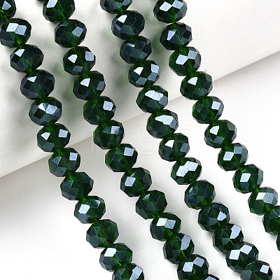 Electroplate Glass Beads Strands EGLA-A034-T1mm-A31-1