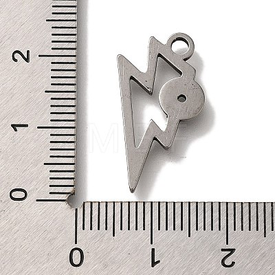 304 Stainless Steel Pendant Rhinestone Settings STAS-H223-01AS-08-1