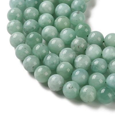 Natural Glass Beads Strands G-A313-A01-10mm-1