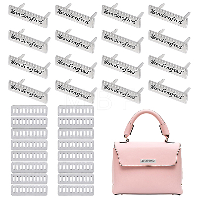 16 Sets Alloy Handcrafted Label DIY-PH0035-74P-1