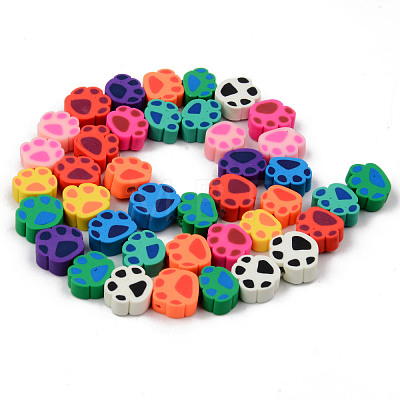 Handmade Polymer Clay Beads Strands CLAY-N008-007-1
