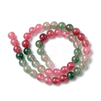 Natural Strawberry Quartz Beads Strands G-C029-03-1