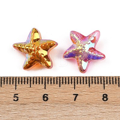 Ocean Themed Electroplate Glass Beads EGLA-L046-01B-1