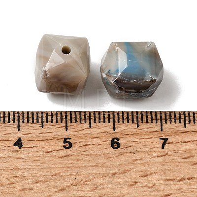 Opaque Acrylic Imitation Gemstone Beads OACR-G061-03C-1