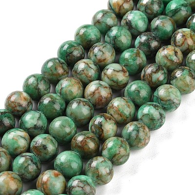 Natural Turquoise Dyed Beads Strands TURQ-U001-02E-1