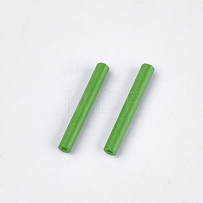 Baking Paint Glass Bugle Beads SEED-S023-10A-02-1