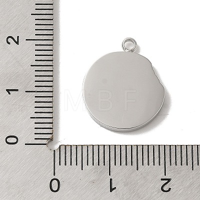 304 Stainless Steel Pendants STAS-B074-08P-11-1