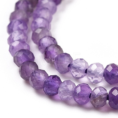 Natural Amethyst Beads Strands X-G-E194-01-1