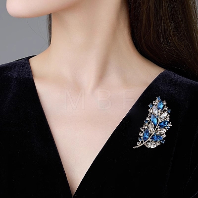 Alloy Rhinestone Brooch for Backpack Clothes PW-WG225E4-01-1