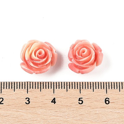 Synthetic Shell Dyed Beads SHEL-K007-15E-1