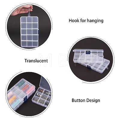 Plastic Bead Storage Containers CON-PH0001-85-1