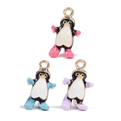 Alloy Enamel Pendants ENAM-A012-11G-1
