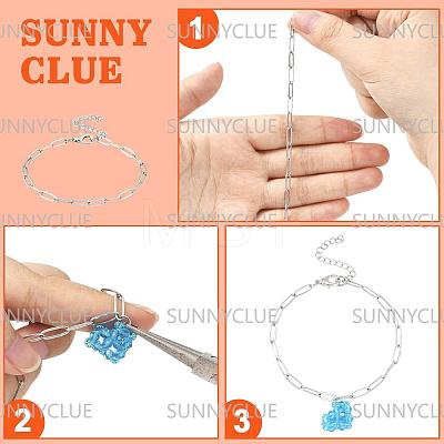 12Pcs 6 Styles 304 Stainless Steel Chains Bracelets for Men Women BJEW-SC0001-64-1