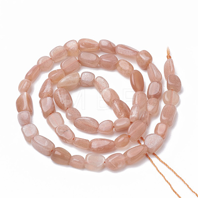 Natural Sunstone Beads Strands X-G-S290-04-1