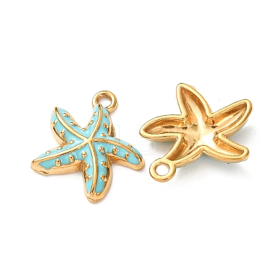 304 Stainless Steel Enamel Pendants STAS-Z193-13G-03A-1