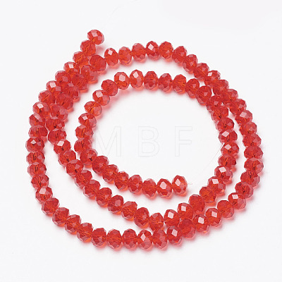 Glass Beads Strands X-EGLA-A034-T4mm-D01-1