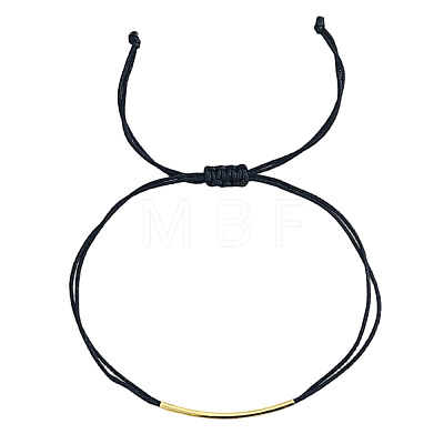 Brass Beads Braided Bead Bracelets BZ6488-2-1