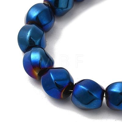 Electroplated Non-Magnetic Synthetic Hematite Beads Strands G-P518-05F-01-1