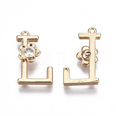 Brass Pendants KK-Q768-001G-L-1