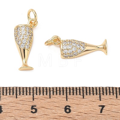 SHEGRACE Brass Clear Cubic Zirconia Pendants XGRQ3K203-525G-1