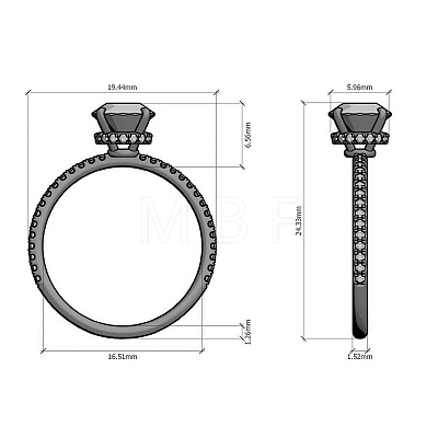 Brass Rings RJEW-AA00823-07G-6mm-1