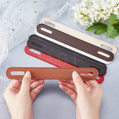 CHGCRAFT 7Pcs 7 Colors PU Leather Bag Handle FIND-CA0002-33-1