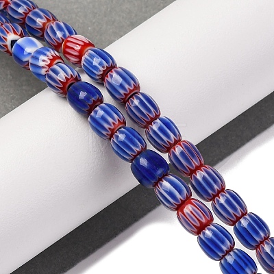 Handmade Lampwork Beads Strands LAMP-K041-01A-14-1