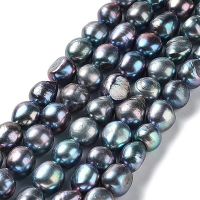 Natural Cultured Freshwater Pearl Beads Strands PEAR-Z002-24-1