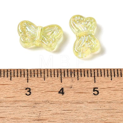 UV Plating Transparent Acrylic Beads OACR-G036-14A-1