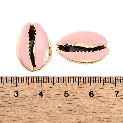 Electroplated Cowrie Shell Beads SSHEL-M023-05A-1