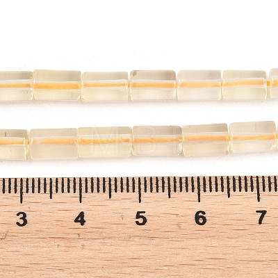 Heated Natural Lemon Quartz Beads Strands G-F832-B01-01-1