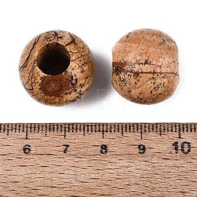 Natural Picture Jasper Beads G-Q608-05F-1