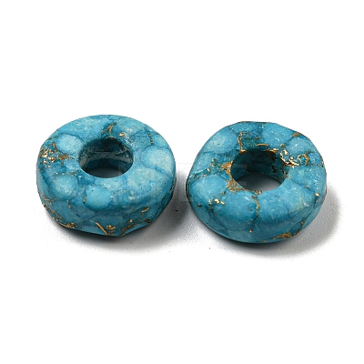 Dyed Synthetic Turquoise Beads G-B070-22B-1