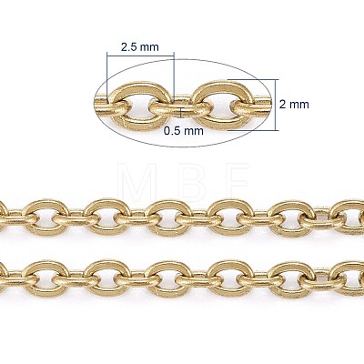 304 Stainless Steel Cable Chains CHS-F007-01G-B-1