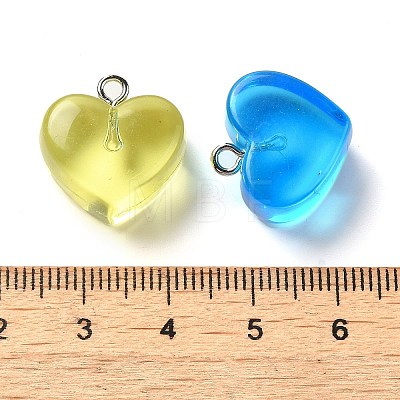 10Pcs Transparent Resin Imitation Jelly Pendants FIND-B031-02-1